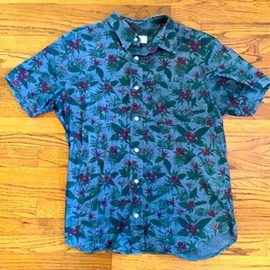 Jack Spade Floral Short Sleeve shirt 100% cotton
